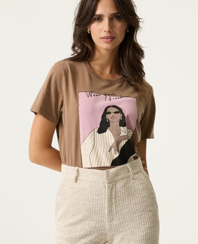 GARCIA JEANS T-shirt marron