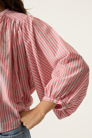 GARCIA JEANS Blouse rayée rose