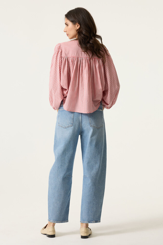 GARCIA JEANS Blouse rayée rose