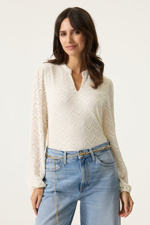 GARCIA JEANS  Blouse blanche cassée
