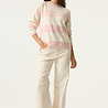 GARCIA JEANS  Pull rayé rose