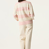 GARCIA JEANS  Pull rayé rose