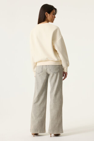 GARCIA JEANS Pull blanc cassé