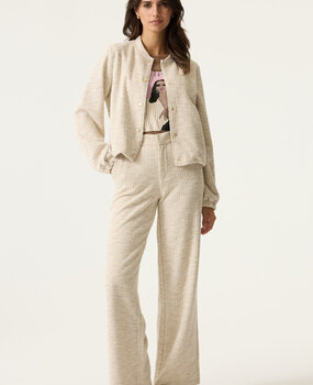 GARCIA JEANS Pantalon en tweed beige