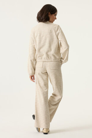 GARCIA JEANS Pantalon en tweed beige