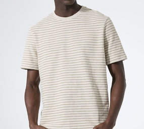 GARCIA JEANS T-shirt rayé brun