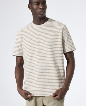 GARCIA JEANS T-shirt rayé brun