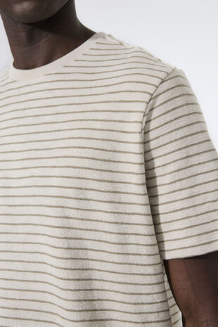 GARCIA JEANS T-shirt rayé brun