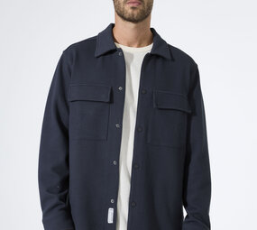GARCIA JEANS Chemise overshirt bleu foncé