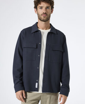 GARCIA JEANS Chemise overshirt bleu foncé