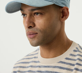 GARCIA JEANS Casquette en denim bleu