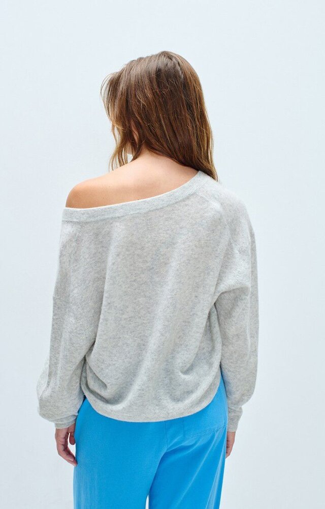 AMERICAN VINTAGE RAXOW pull gris chine