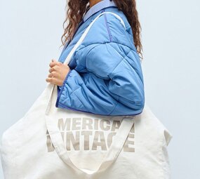 AMERICAN VINTAGE LYCAZ tote bag ecru