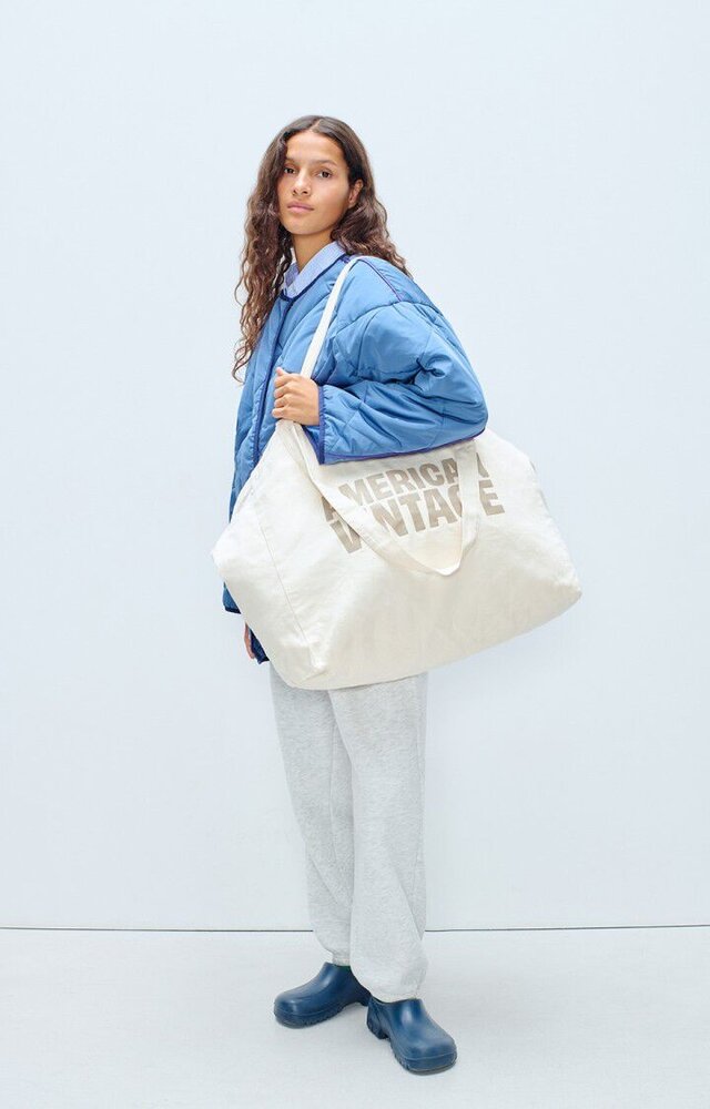 AMERICAN VINTAGE LYCAZ TOTE bag ecru AMERICAN VINTAGE LYCAZ TOTE bag ecru
