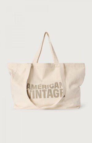 AMERICAN VINTAGE LYCAZ TOTE bag ecru AMERICAN VINTAGE LYCAZ TOTE bag ecru