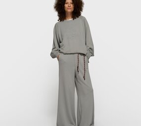 Joggeur large graphite clair