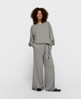 Joggeur large graphite clair