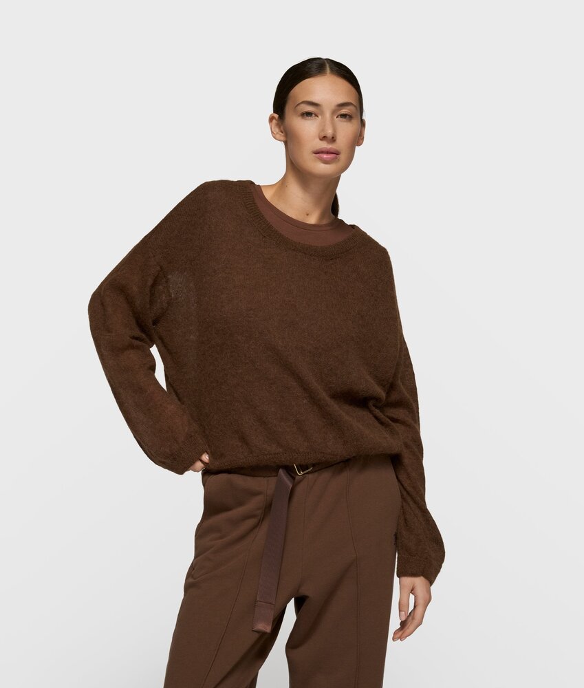 Pull fin truffe noire
