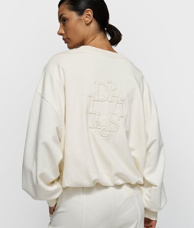 Pull plissé bouclé 10 pearl Pull plissé bouclé 10 pearl