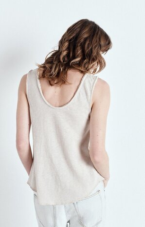 AMERICAN VINTAGE SONOMA débardeur mastic vintage