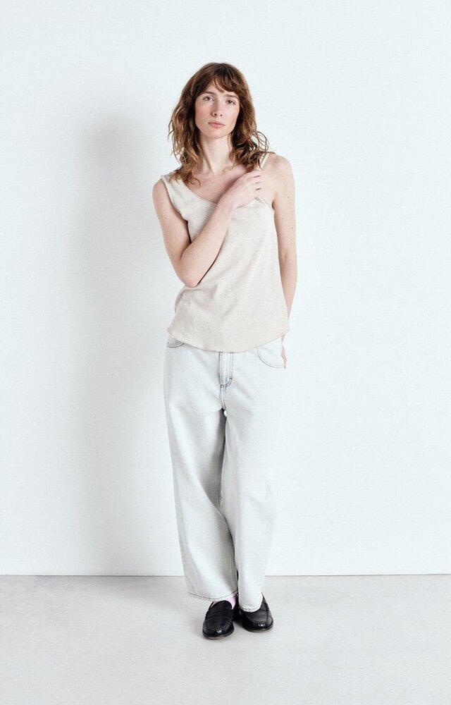 AMERICAN VINTAGE SONOMA débardeur mastic vintage