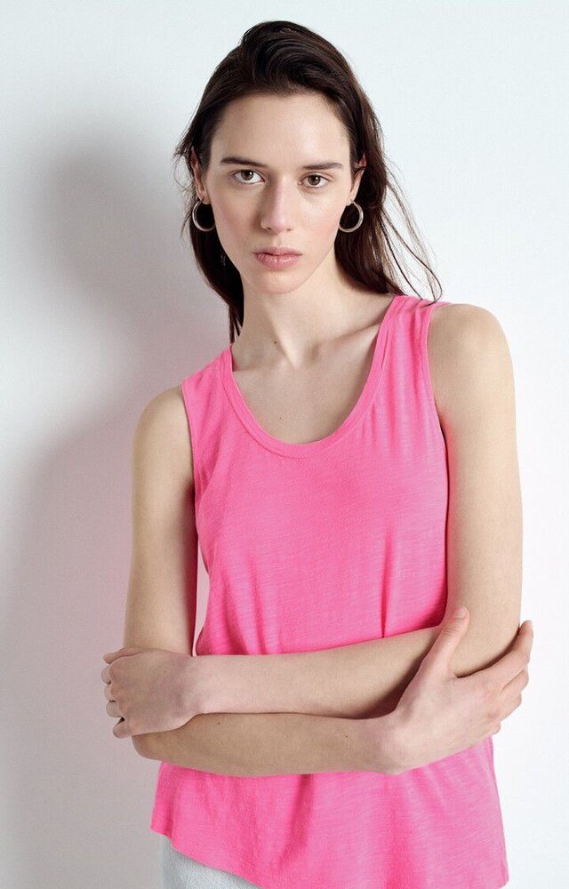 AMERICAN VINTAGE JACKSONVILLE débardeur rose fluo