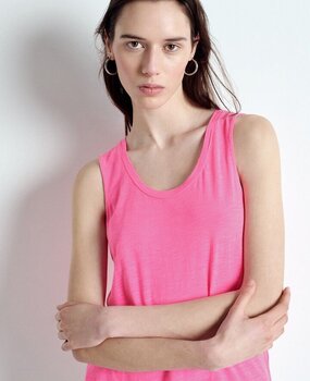 AMERICAN VINTAGE JACKSONVILLE débardeur rose fluo