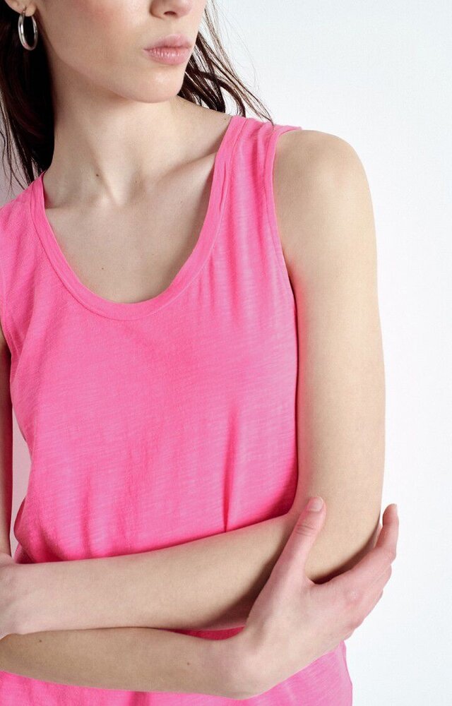 AMERICAN VINTAGE JACKSONVILLE débardeur rose fluo