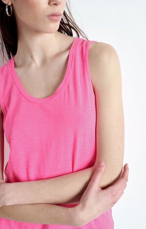 AMERICAN VINTAGE JACKSONVILLE débardeur rose fluo