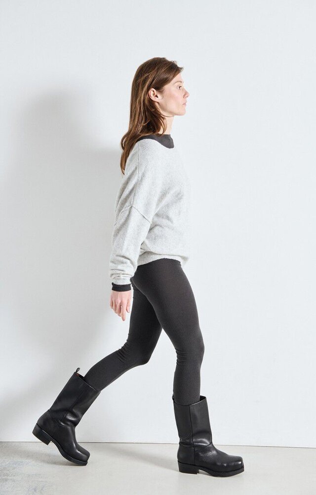 AMERICAN VINTAGE DAMSVILLE pull gris chine