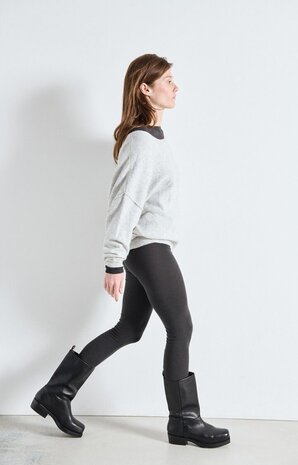 AMERICAN VINTAGE DAMSVILLE pull gris chine