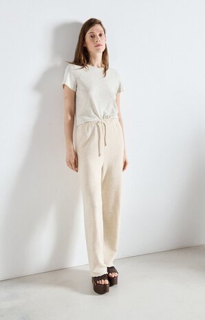 AMERICAN VINTAGE ITONAY jogging ecru chine