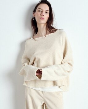 AMERICAN VINTAGE ITONAY sweat ecru chine