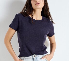 AMERICAN VINTAGE SONOMA t-shirt navy bleu vintage