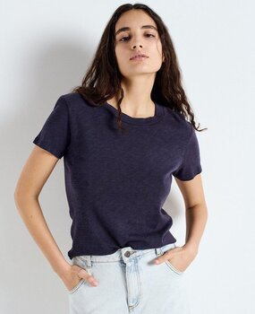 AMERICAN VINTAGE SONOMA t-shirt navy bleu vintage