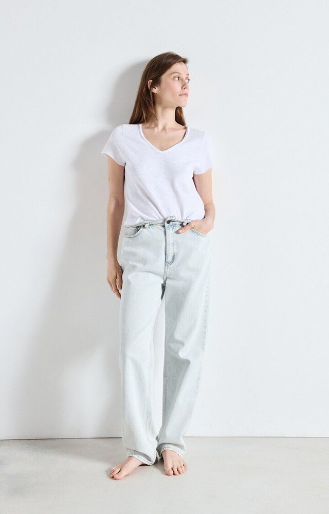 AMERICAN VINTAGE SONOMA t-shirt blanc