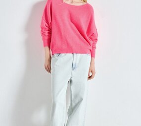 AMERICAN VINTAGE DAMSVILLE pull rose fluo