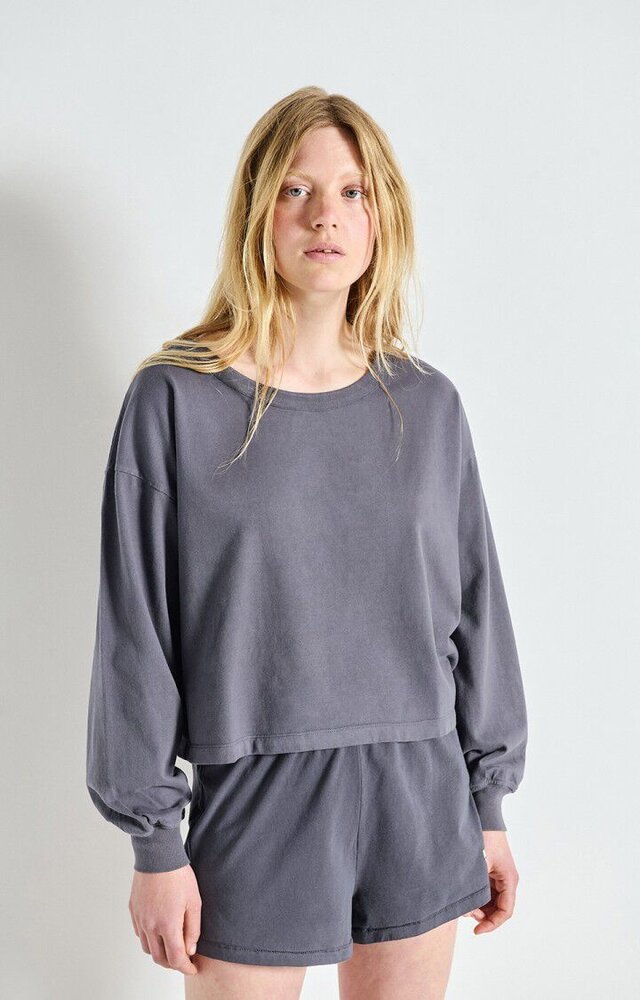 AMERICAN VINTAGE FAZY t-shirt acier vintage