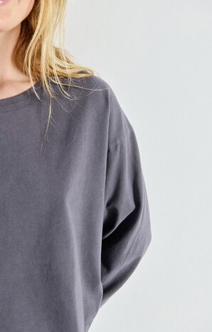 AMERICAN VINTAGE FAZY t-shirt acier vintage