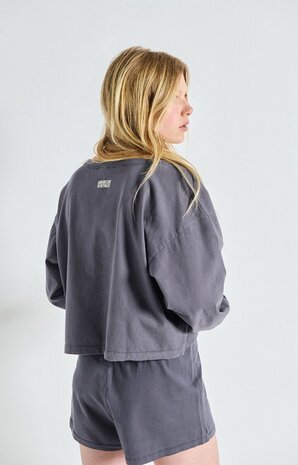 AMERICAN VINTAGE FAZY t-shirt acier vintage