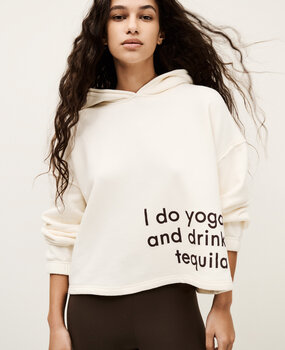 BA&SH PIMBUS sweatshirt à capuche ecru