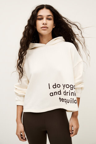 BA&SH PIMBUS sweatshirt à capuche ecru