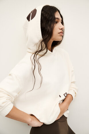 BA&SH PIMBUS sweatshirt à capuche ecru