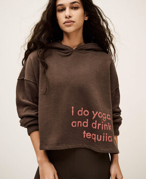 BA&SH PIMBUS sweatshirt à capuche ebene