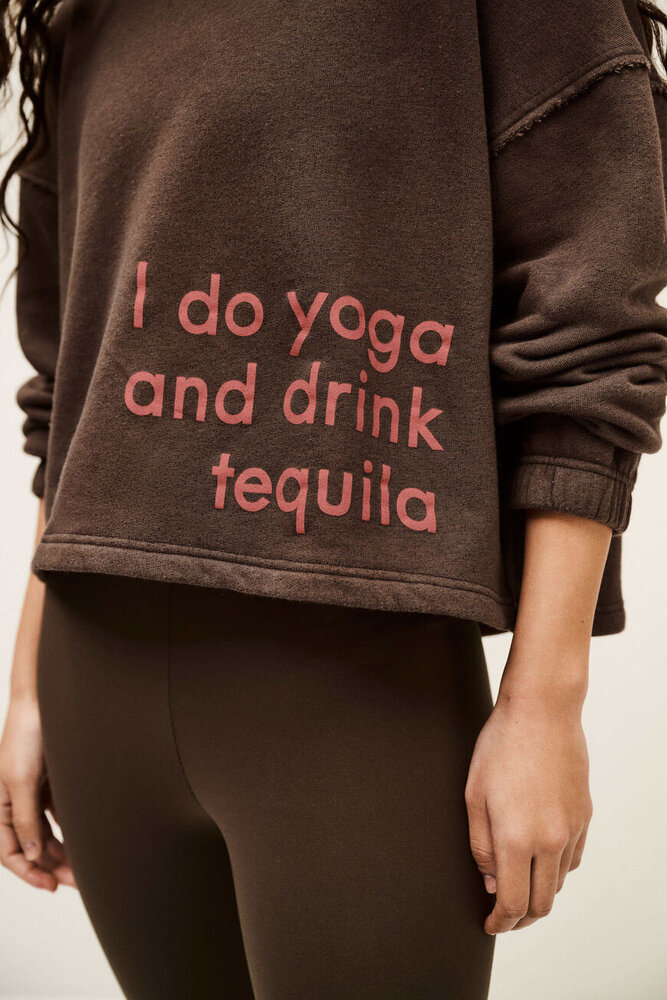 BA&SH PIMBUS sweatshirt à capuche ebene