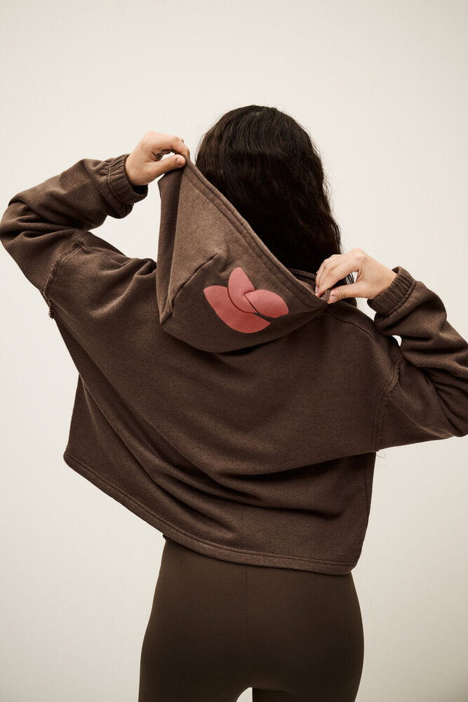 BA&SH PIMBUS sweatshirt à capuche ebene