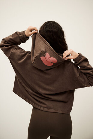 BA&SH PIMBUS sweatshirt à capuche ebene