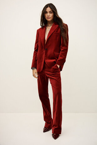 BA&SH BOOP blazer manches longues rouge