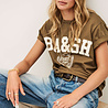 BA&SH IONI tee-shirt manches courtes cafe