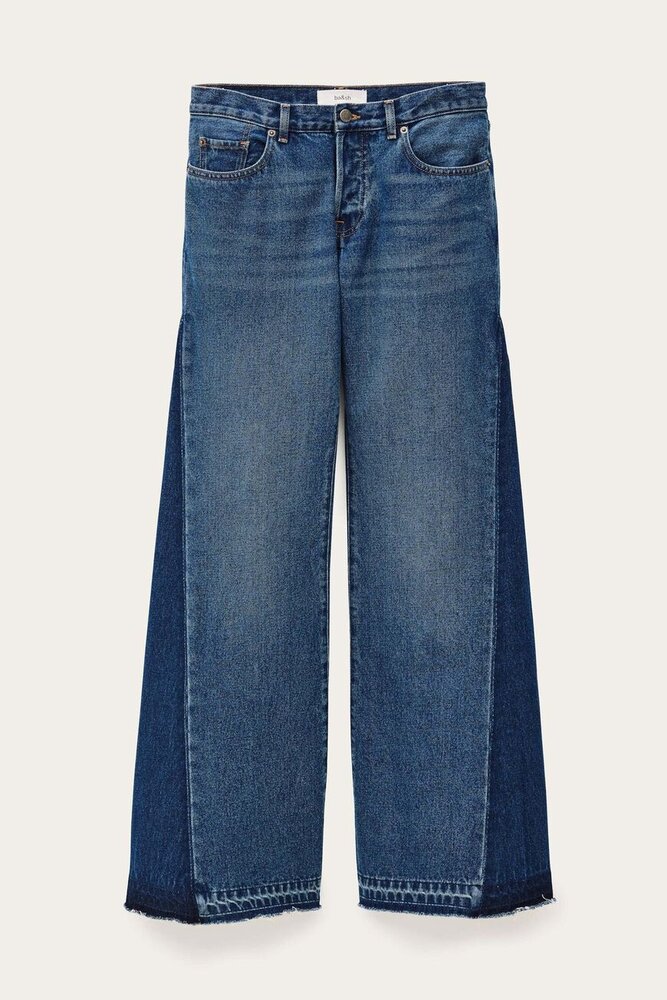 BA&SH VADOU Jeans coupe évasée flare lightusedblue